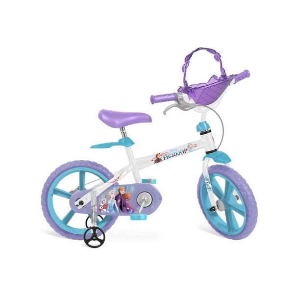 Bicicleta Bandeirante Aro 14 Frozen II Bicicleta Bandeirante Aro 14 Frozen II