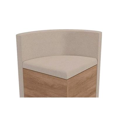 Kit 4 Cadeiras Sala Jantar 4cad800 4 Un Nogal-freijó- Suede Caramelo D05 - Kappesberg