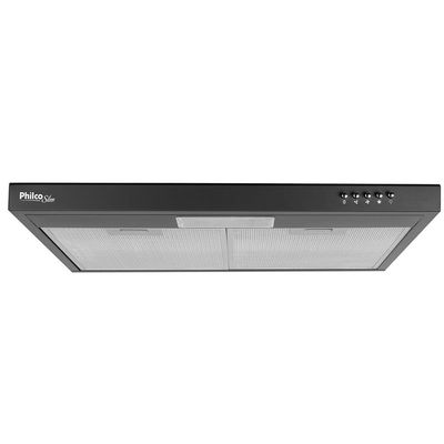 Depurador e Exaustor de Ar Philco Slim PDR60P com 3 Velocidades 60cm Preto / 110V