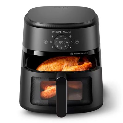 Fritadeira Elétrica Air Fryer Philips Walita Série 2000 XL Digital NA230 Sem Óleo 1700W 6,2L Preto / 220V