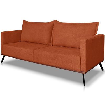 Sofa Aya 3 Lugares Para Sala De Estar 220cm Boucle 3303 Ezz 3303