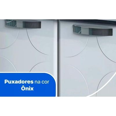 Gabinete De Banheiro Rubi Com 2 Portas Branco - Telasul