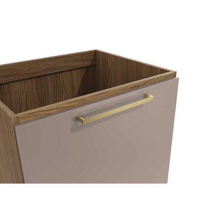 Balcão Cozinha P- Cooktop Botanic M629 C- 1 Porta S-tampo 60cm Nogueira-fendi - Kappesberg