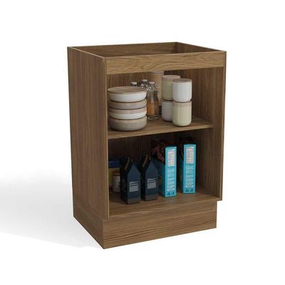 Balcão Cozinha P- Cooktop Botanic M629 C- 1 Porta S-tampo 60cm Nogueira-fendi - Kappesberg