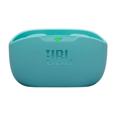 Fone de Ouvido JBL Wave Beam Buds 2 Pure Bass Bluetooth com Cancelamento de Ruído e Smart Ambient Azul