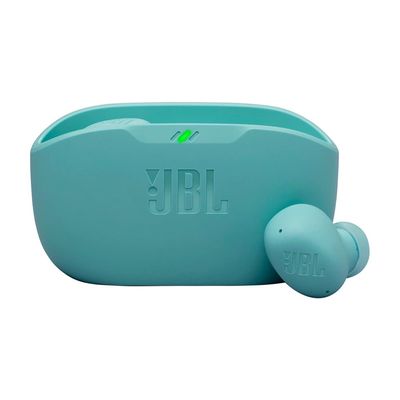 Fone de Ouvido JBL Wave Beam Buds 2 Pure Bass Bluetooth com Cancelamento de Ruído e Smart Ambient Azul