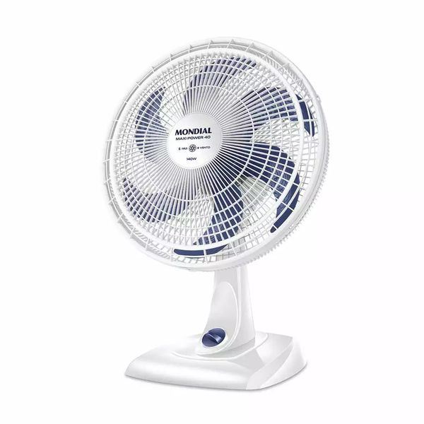 Ventilador de Mesa/Parede Mondial 6 Pás Maxi Power V-40-W - 40cm 127V Ventilador de Mesa/Parede Mondial 6 Pás Maxi Power V-40-W - 40cm 127V