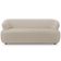 Kit Sofá 3 Lugares Para Sala 198cm Com 01 Poltrona Orgânica Florea M05 Bouclê Creme - Lyam Decor