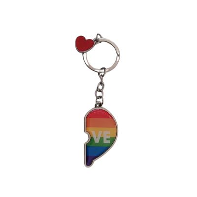 Kit Chaveiro Coração Mickey Love Rainbow - Taimes