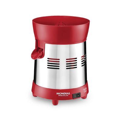 Extrator de Frutas Mondial Turbo Red Premium E-24 1,25L Vermelho 250W - Bivolt