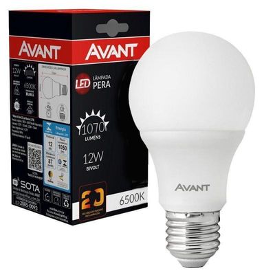 Lampada Led 12W Bulbo Bivolt E27 6500K