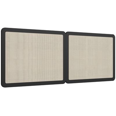 Cabeceira Cama Box Casal Queen Painel Com Telinha 160cm Moss A03 Nero - Lyam Decor