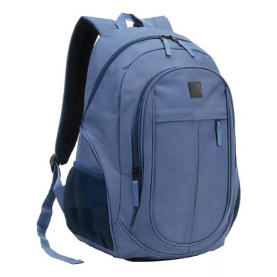 Mochila escolar Denlex MCJDL cor cinza-escuro design lisa 25L