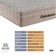 Cama Box Baú Branco E Colchão Airtech Springpocket Molas Ensacadas Viúvo Ortobom