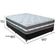 Cama Box Preto E Colchão Black Graphite Molas Ensacadas Casal Anjos