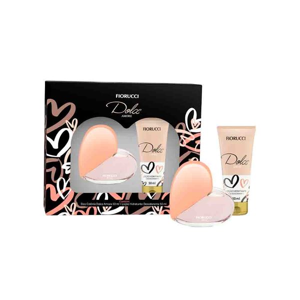 Kit Fiorucci Colônia & Loção Hidratante Dolce Amore 50ml Kit Fiorucci Colônia & Loção Hidratante Dolce Amore 50ml