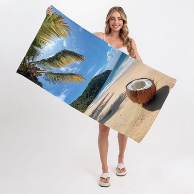 Toalha De Praia - Praia E Cocos Horizonte