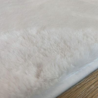 Tapete Para Quarto Antiderrapante Fluffy Toque Pele Coelho Felpudo