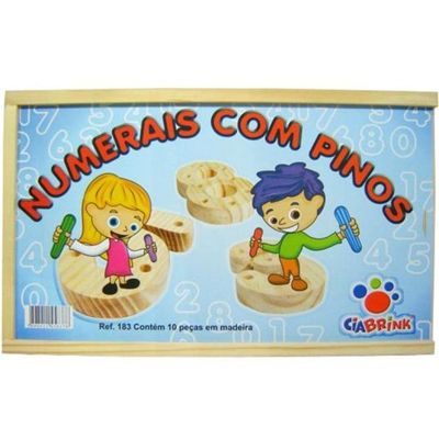 Numerais com Pinos - Grande - Ciabrink