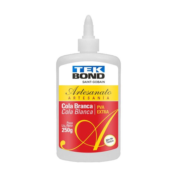 Cola Branca para Artesanato Tekbond PVA Extra 250g