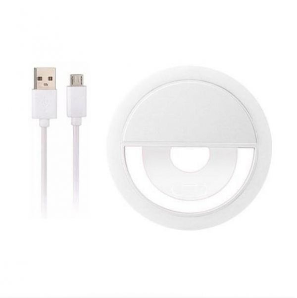 Iluminador Selfie Ring Light - Branco