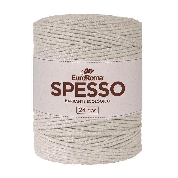 Barbante Spesso Euroroma 4/24 254m Caqui 1Kg Barbante Spesso Euroroma 4/24 254m Caqui 1Kg