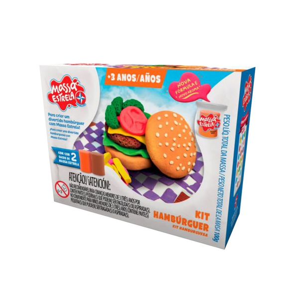 Massa Estrela Kit Hambúrguer Massa Estrela Kit Hambúrguer