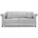 Sofa 2 Lugares Retro Polo 180cm Com Almofada Linho Grigio Ezz Grigio