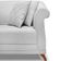 Sofa 2 Lugares Retro Polo 180cm Com Almofada Linho Grigio Ezz Grigio