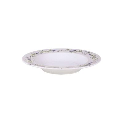 Prato Fundo Tramontina Lilla Em Porcelana Decorada 23 Cm