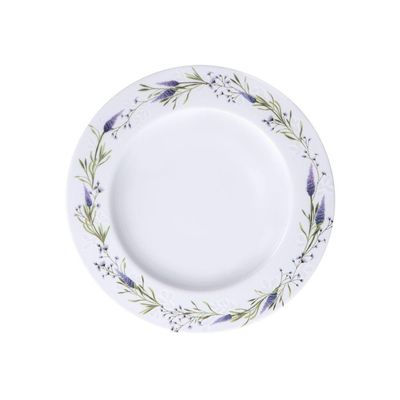 Prato Fundo Tramontina Lilla Em Porcelana Decorada 23 Cm