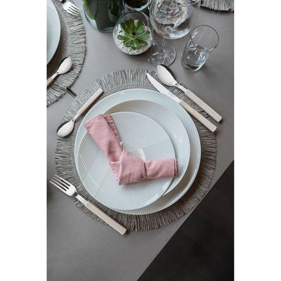 Aparelho De Jantar Tramontina Grid Em Porcelana Decorada 20 Peças