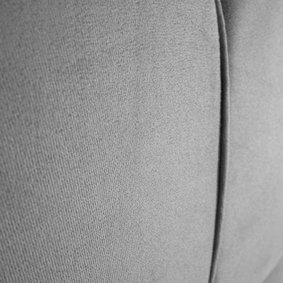 Cabeceira para Cama Solteiro Hellen Lara com Revestimento Platinum - 90cm de largura Grafite
