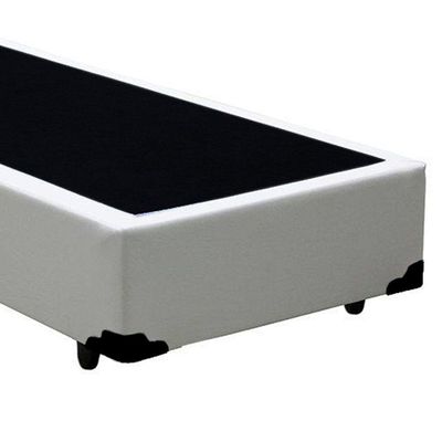 Cama Box Solteiro Sintético Sereneprime Branco 88x188x40