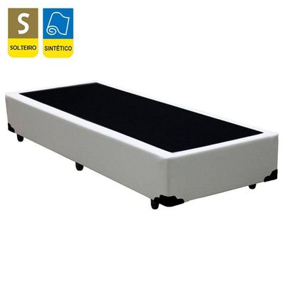 Cama Box Solteiro Sintético Sereneprime Branco 88x188x40