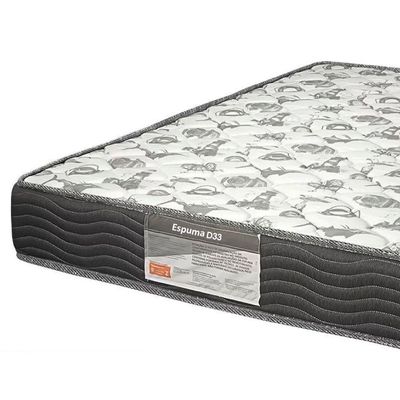 Cama Box Casal Suede + Colchão De Espuma D33 - Sereneprime - 138cm Preto