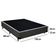 Cama Box Casal Sintético Sereneprime Cinza 138x188x40
