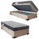 Cama Box Baú Solteiro Suede + Colchão De Espuma D33 - Sereneprime - 88cm Cor:bege