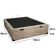 Cama Box Baú Casal Suede Sereneprime Bege 138x188x44