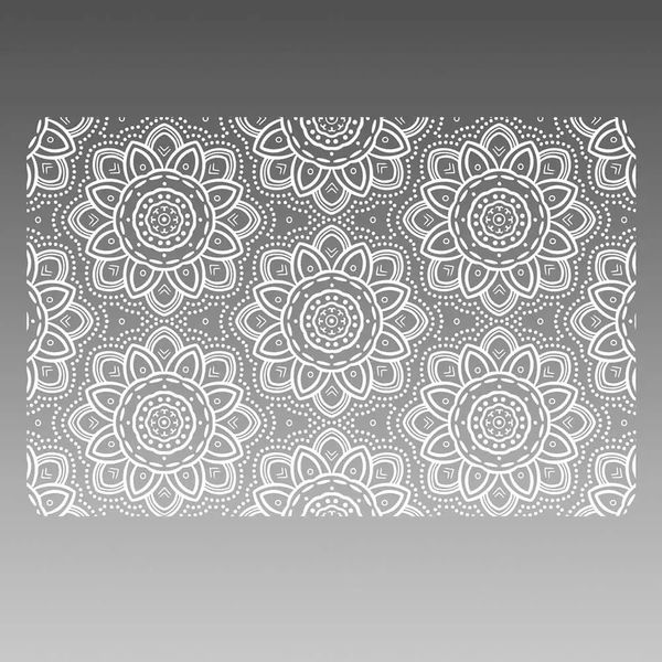 Jogo Americano Le Mandala Plástico e Poliéster Branco Estampado 1 Peça Jogo Americano Le Mandala Plástico e Poliéster Branco Estampado 1 Peça