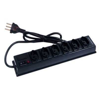 Filtro De Linha Fortrek 6 Tomadas Pst-101 Bivolt Preto