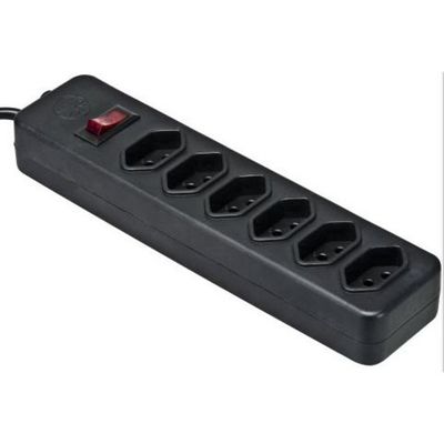 Filtro De Linha Fortrek 6 Tomadas Pst-101 Bivolt Preto
