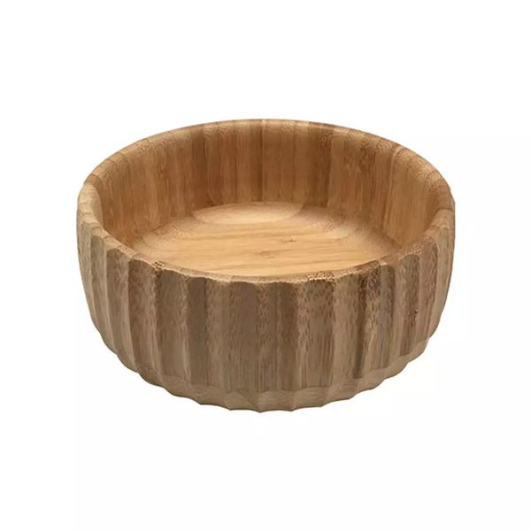 Bowl Oikos Canelado Bambu Pequeno 15x26,5x47cm