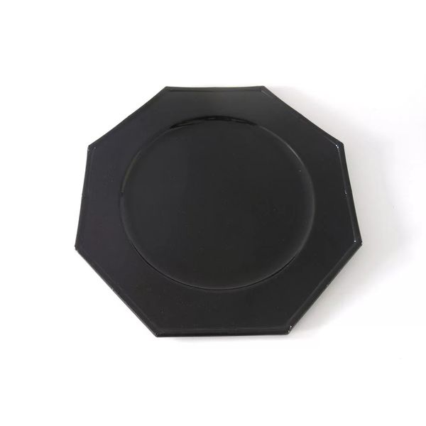 Sousplat de Plástico Le Prisma Black Preto 33cm