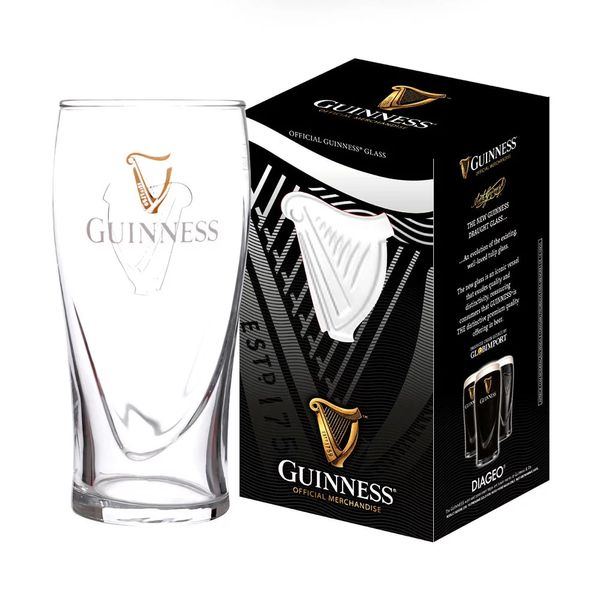 Copo para Chopp Guiness em Vidro Transparente 560ml Copo para Chopp Guiness em Vidro Transparente 560ml