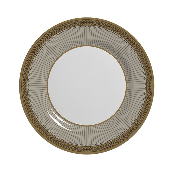 Prato de Sobremesa Allezanza Coleção Prata Celebrate Fendi 19,5cm