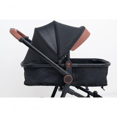 Carrinho De Passeio Galzerano Ivy 0 A 15kg Com Cesto Moises Preto