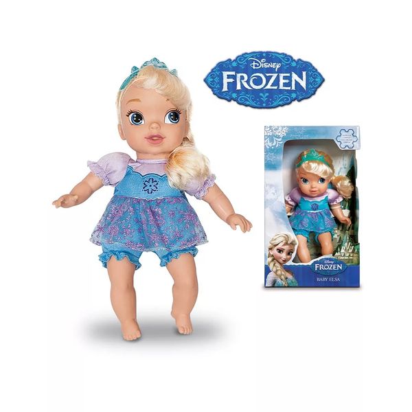 Boneca Articulada Frozen Baby Elsa Mimo com 35cm