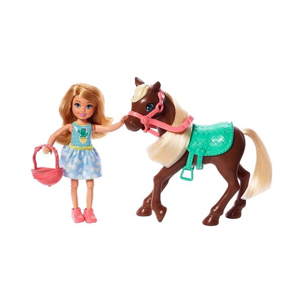 Boneca Barbie Mundo de Chelsea com Pônei