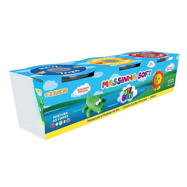 Massinha de Modelar Canson Soft Utiguti 3 Cores 140g